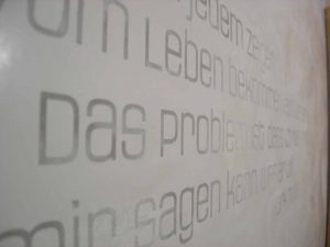 Beschriftungen | Seeland | Wagner Maler